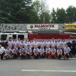 Photo caption: Forty-one new SMCC students will live and work at area fire stations while enrolled as full-time students during the 2016-17 academic year. In preparation for the live-in program, the new students will develop basic firefighting and EMS skills during a three-week Summer Fire Academy that begins Aug. 8. This photo shows the 2015 live-in students during last year’s Fire Academy in Falmouth. 