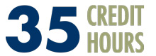 35 credit hours are required to complete this program