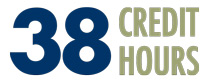 38 credit hours are required to complete this program