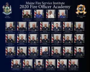Maine Fire Institute 2020 Pire Officer Academy Participants