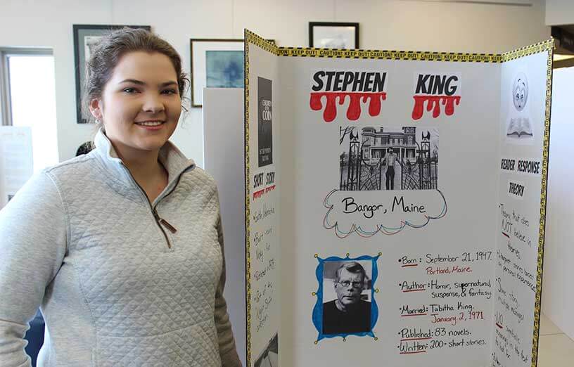 SMCC-English-student-with-Stephen-King-project-poster