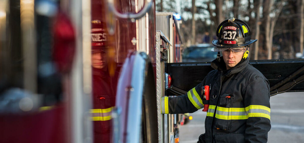 firefighter-with-truck-SMCC-Maine