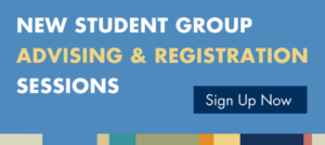 New student group advising and registration sessions 600x268
