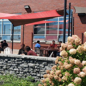 oceanview dining hall patio smcc maine rec