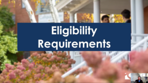 Eligibility requirements