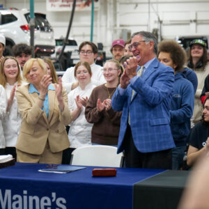 Gov Mills Celebrates Free College with EMCC Students