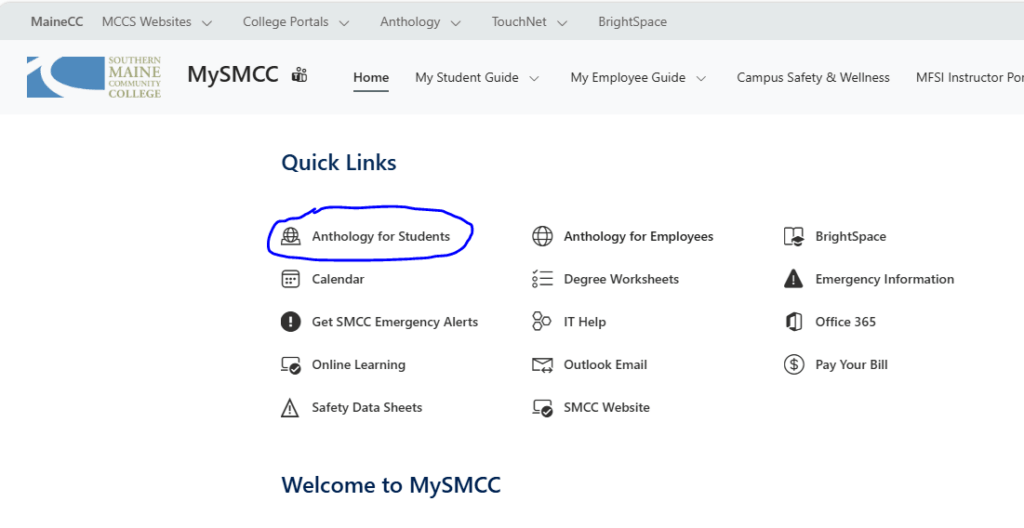 Mysmcc to anthology